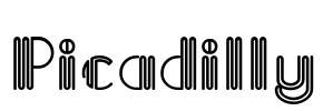 Picadilly Font Image