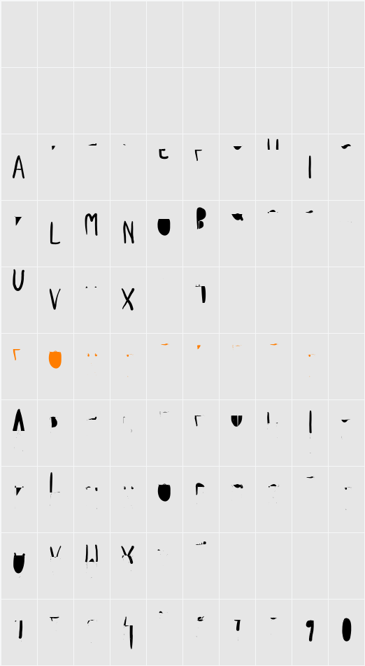 Labai Character Map