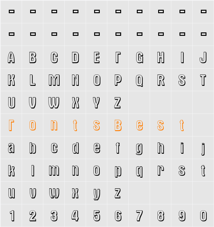 a_AlternaSh Character Map