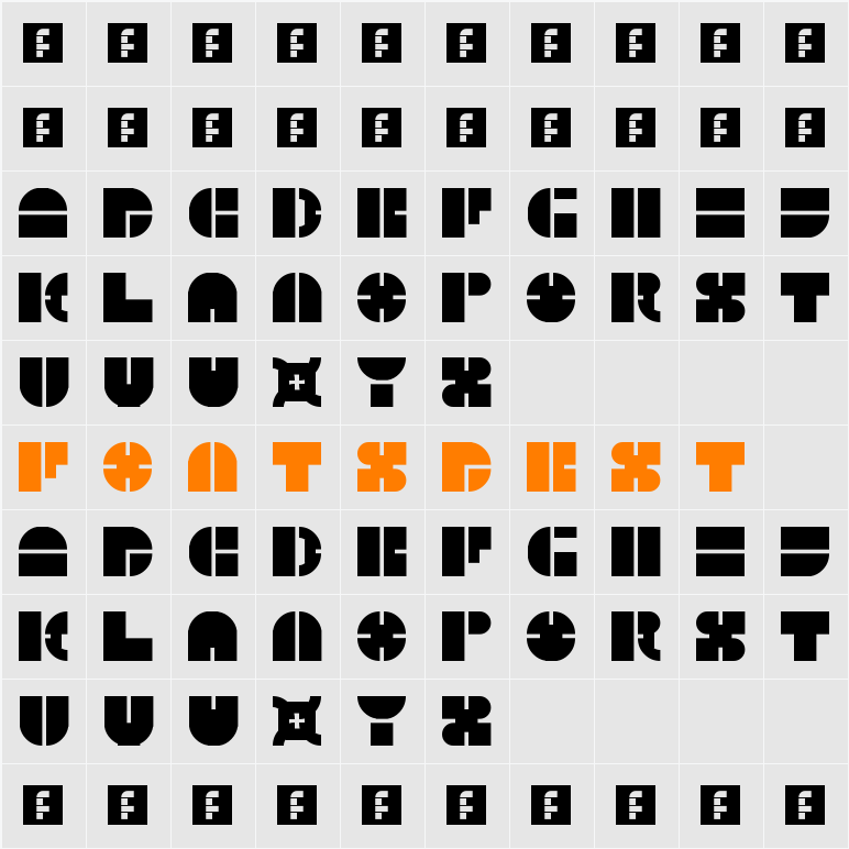 5Megabam Character Map