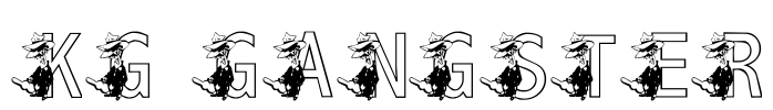 KG GANGSTER Font Image