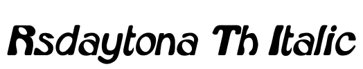 Rsdaytona Th Italic