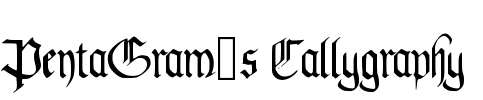 PentaGram’s Callygraphy