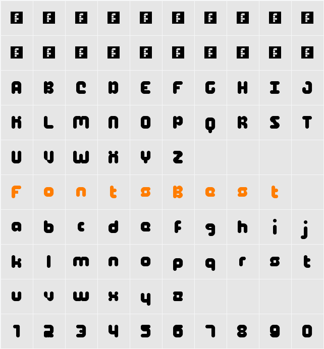 5Maach Character Map