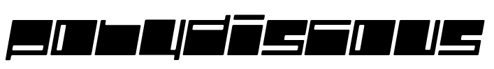 Polydiscous Font Image