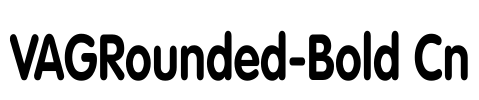 VAGRounded-Bold Cn