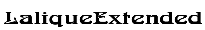 LaliqueExtended Font Image