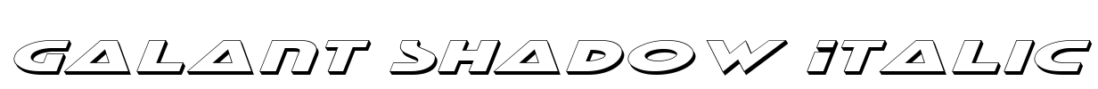 Galant Shadow Italic