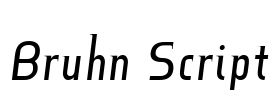 Bruhn Script