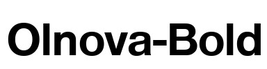 Olnova-Bold Font Image
