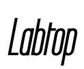 Labtop Font Image