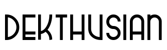 dekthusian Font Image