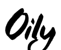 Oily Font Image