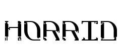 Horrid Font Image