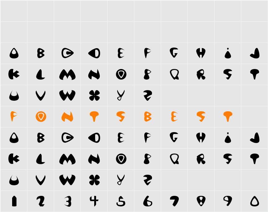 Pick of Destiny Character Map