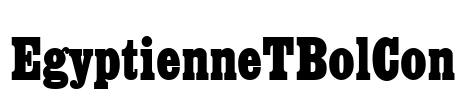 EgyptienneTBolCon Font Image