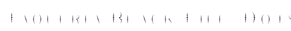 Taqueria Black Fill  Dots Font Image