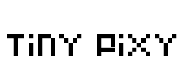 Tiny Pixy Font Image