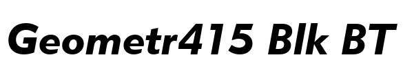 Geometr415 Blk BT