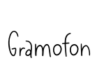 Gramofon Font Image