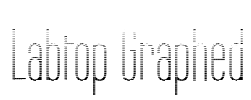 Labtop Graphed Font Image