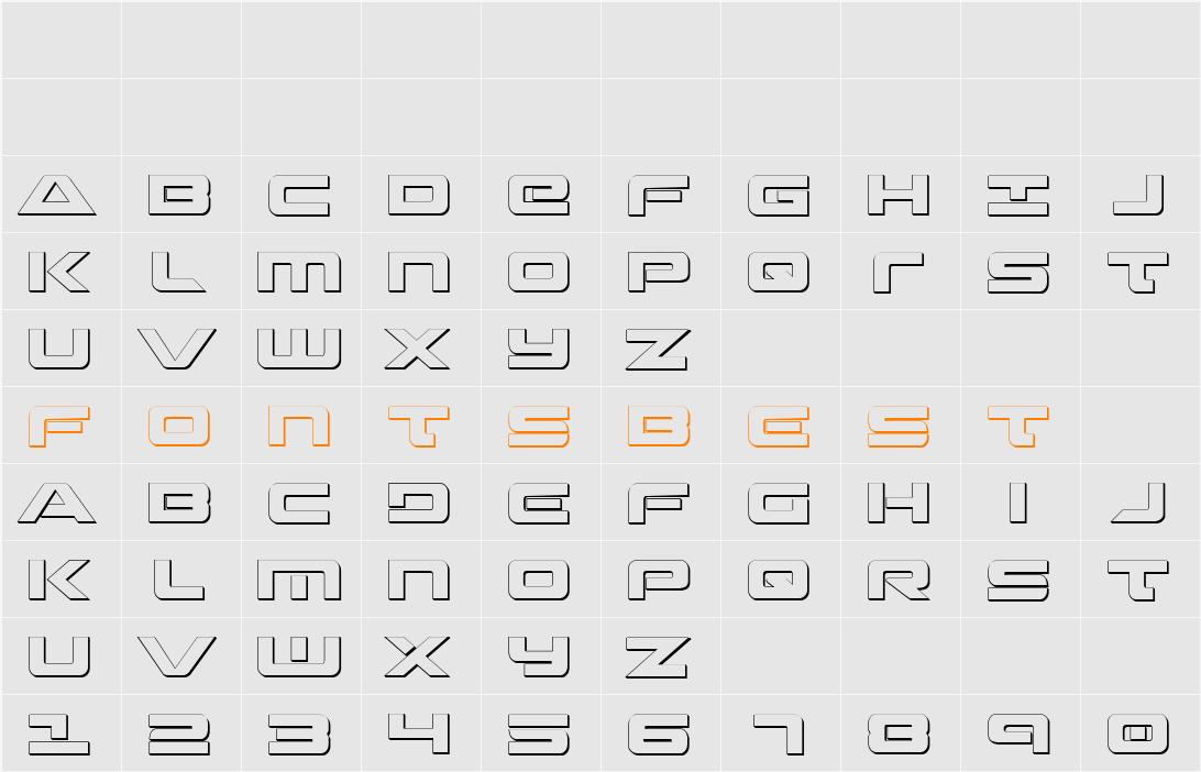 Strikelord 3D Character Map
