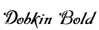 Dobkin Bold Font Image