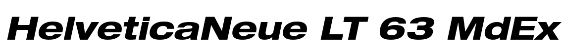 HelveticaNeue LT 63 MdEx