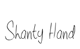 Shanty Hand Font Image