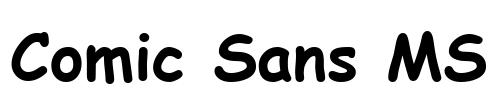 Comic Sans MS