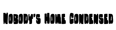 Nobody's Home Condensed