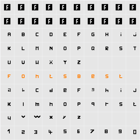 vinc Character Map