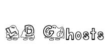 LD Ghosts Font Image