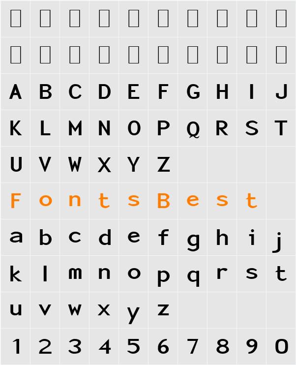 Sensor-Extended Character Map