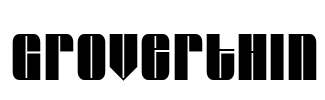 GroverThin Font Image