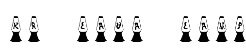 KR Lava Lamp Font Image