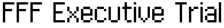 FFF Executive Trial Font Image