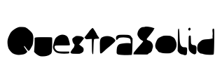 QuestraSolid Font Image