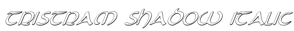 Tristram Shadow Italic