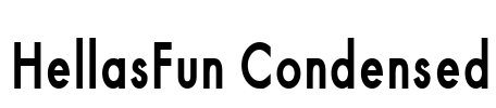HellasFun Condensed Font Image