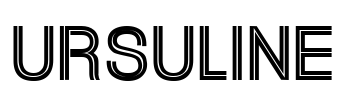 URSULINE Font Image