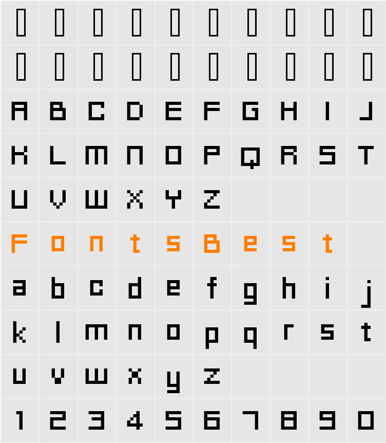 FFF Idea Character Map