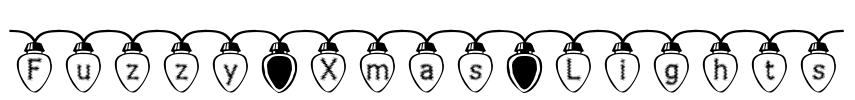Fuzzy Xmas Lights