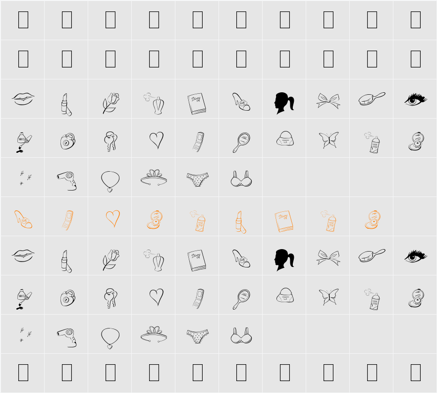 Princess Character Map