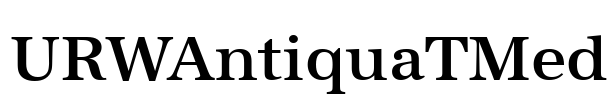 URWAntiquaTMed Font Image