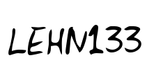 LEHN133 Font Image