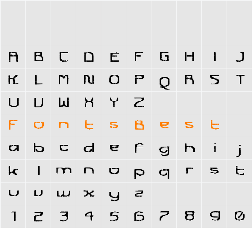 Futurex Transmaat Character Map