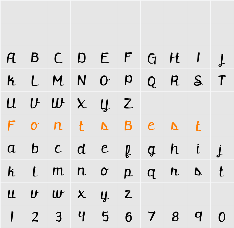 retrofitted Character Map
