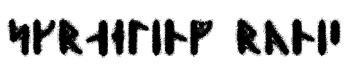 Skraeling Runic Font Image