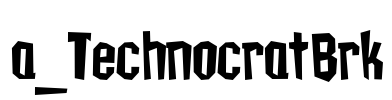 a_TechnocratBrk Font Image